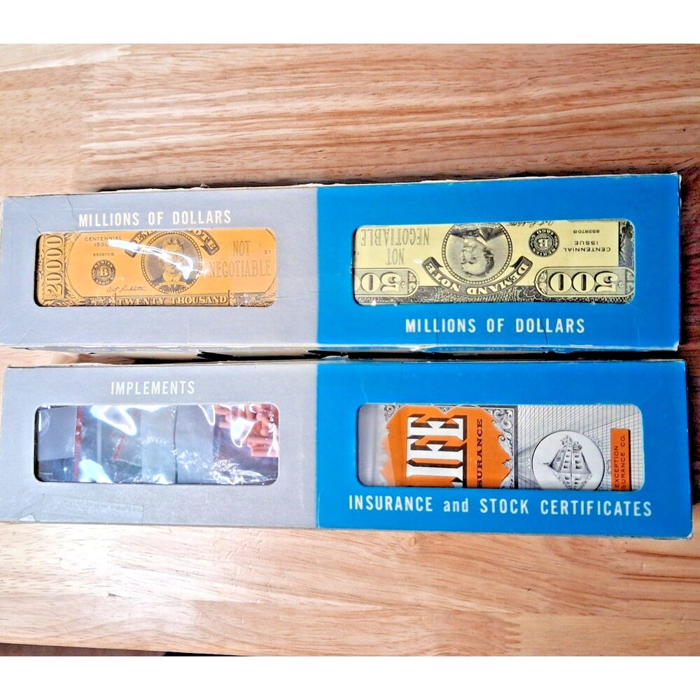 Vintage The Game Of Life 1960s Replacement Money Cards & Other Board Game Pieces